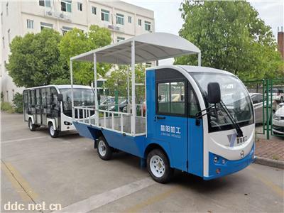  带顶棚电动平板搬运车
